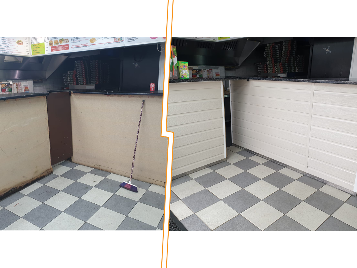 Takeaway Bar Counter Refurbishment